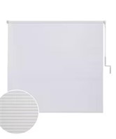 Project Source 72-in x 72-in White Roller Shade