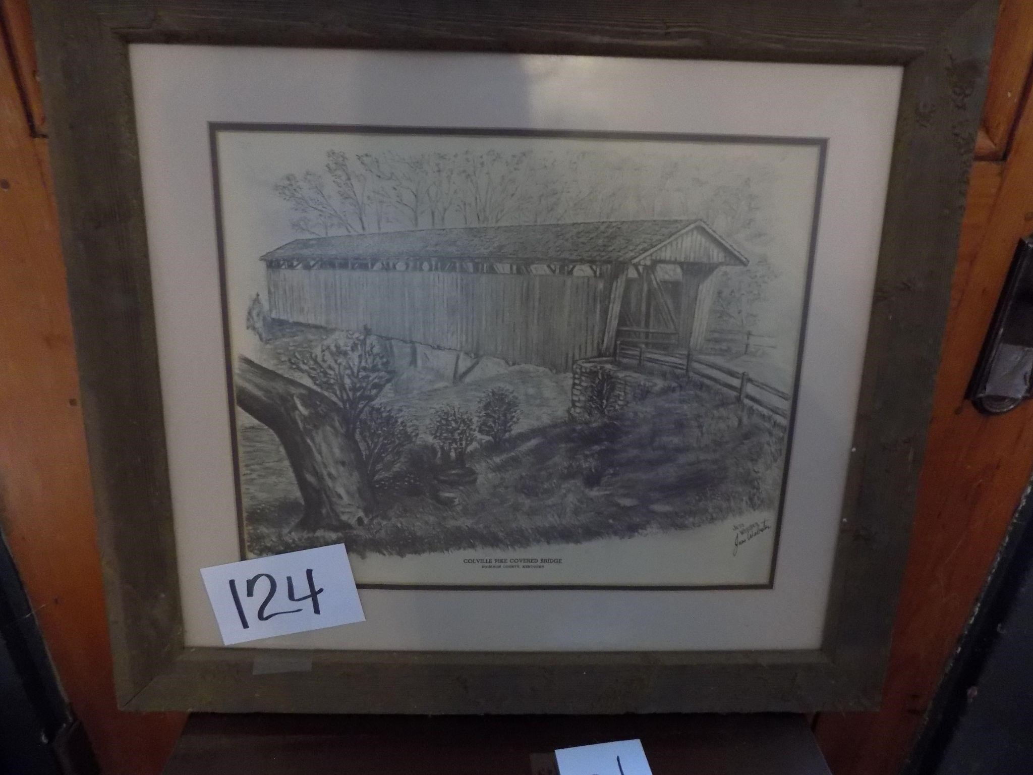 COVERED BRIDGE PRINT