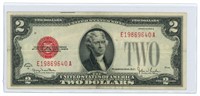 Nice 1928-G $2 Red Seal Legal Tender U.S. Note
