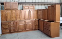 (AZ) Kitchen & Bath Cabinet Set, Coffee Glaze