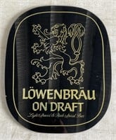 (T) Löwenbräu On Draft Acrylic and Cardboard