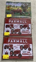 (T) McCormick-Deering Farmall Tractor Metal