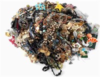 9.2 POUNDS OF TRULY UNSEARCHED COSTUME JEWELRY