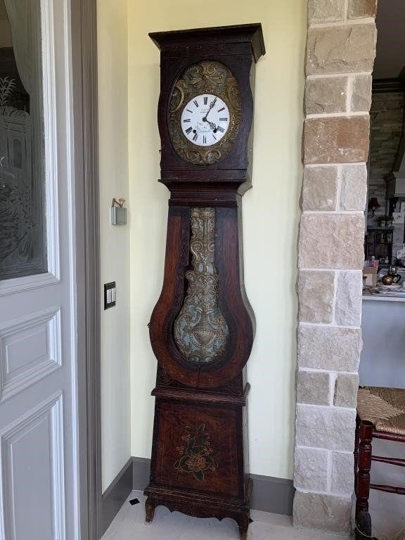 (Reserve $350) Antique French Country Clock