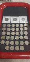 (37) Assorted Buffalo Nickels