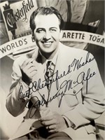 Johnny McAfee signed photo