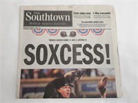 Daily Southtown Newspaper - World Series SOXCESS!