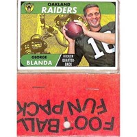 1968 Topps Football Sealed Fun Pack