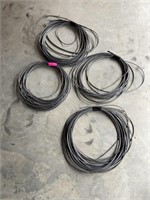 Four bundles of cable