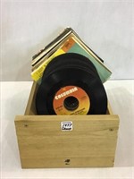 Lg. Group of 45 Records-Some w/ Jackets