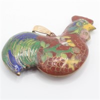 Closene' Rooster Pin
