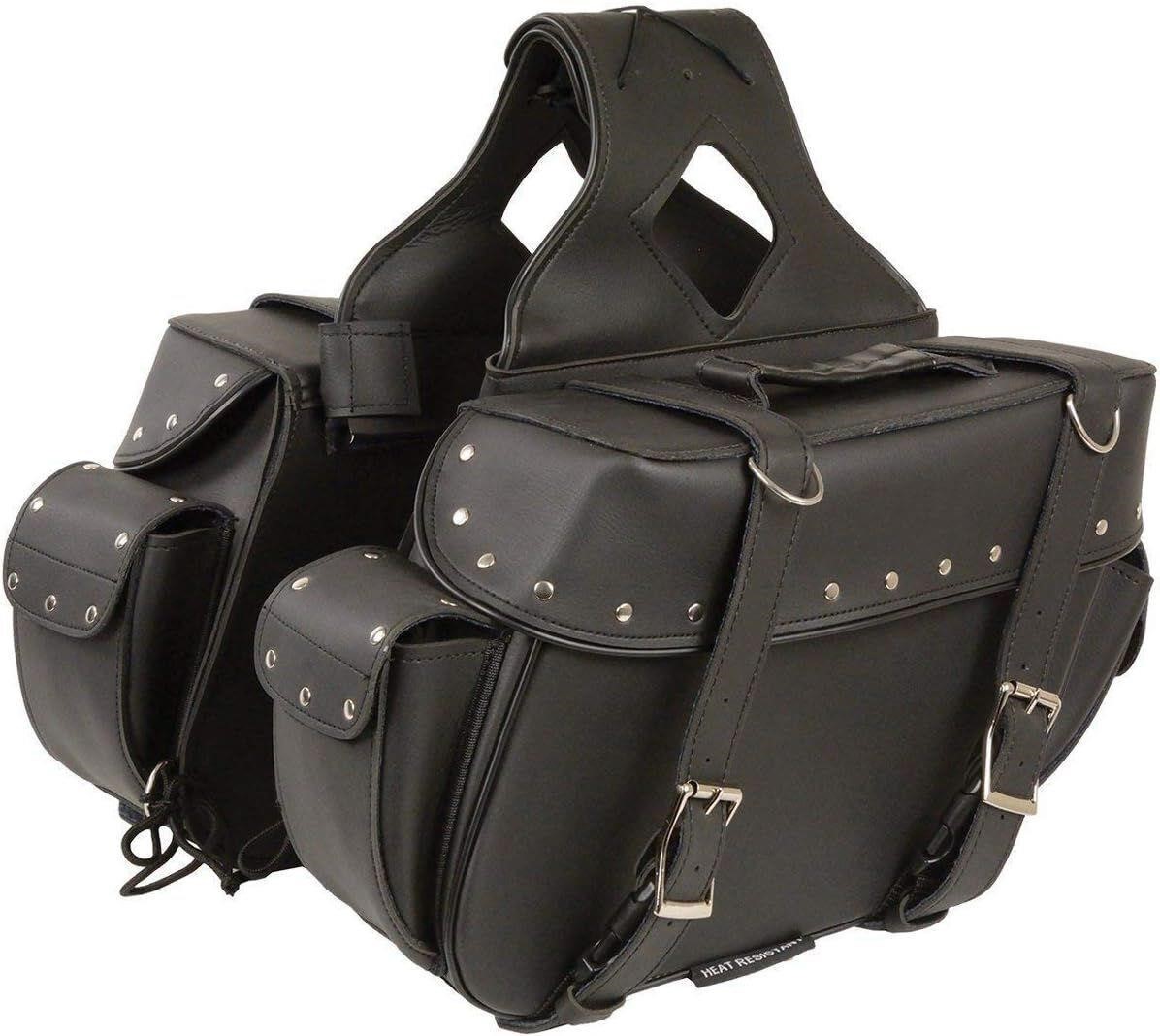 NEW $200 Riveted Saddle Bag