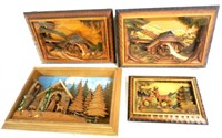 Lot of 4 Anri Pictures 1 is a Music Box