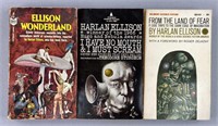 Three Harlan Ellison 1st Edition Books