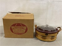 Peterboro Basket Casserole Lazy Susan 12"x7”