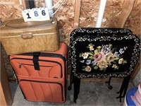 Luggage, TV trays