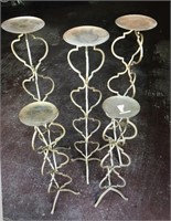 5 piece candle stands