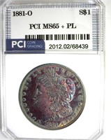 1881-O Morgan MS65+ PL LISTS $5000