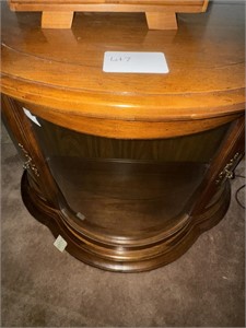 CURVED GLASS CABINET