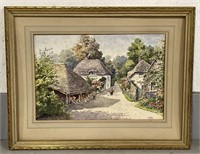 (RK) James Greig Cockington Forge Watercolor
