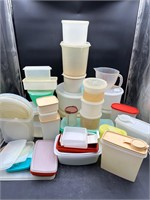 Assorted Tupperware w/ Extra Lids (Some Vintage)