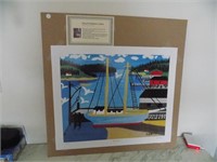 Maud Lewis "Ship at Dock" Unframed PP 77/100