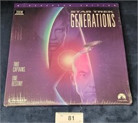 STAR TREK Laser Disc GENERATIONS