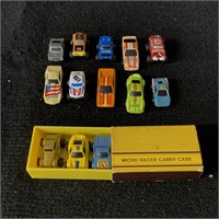 Micro Racer Cars and Case