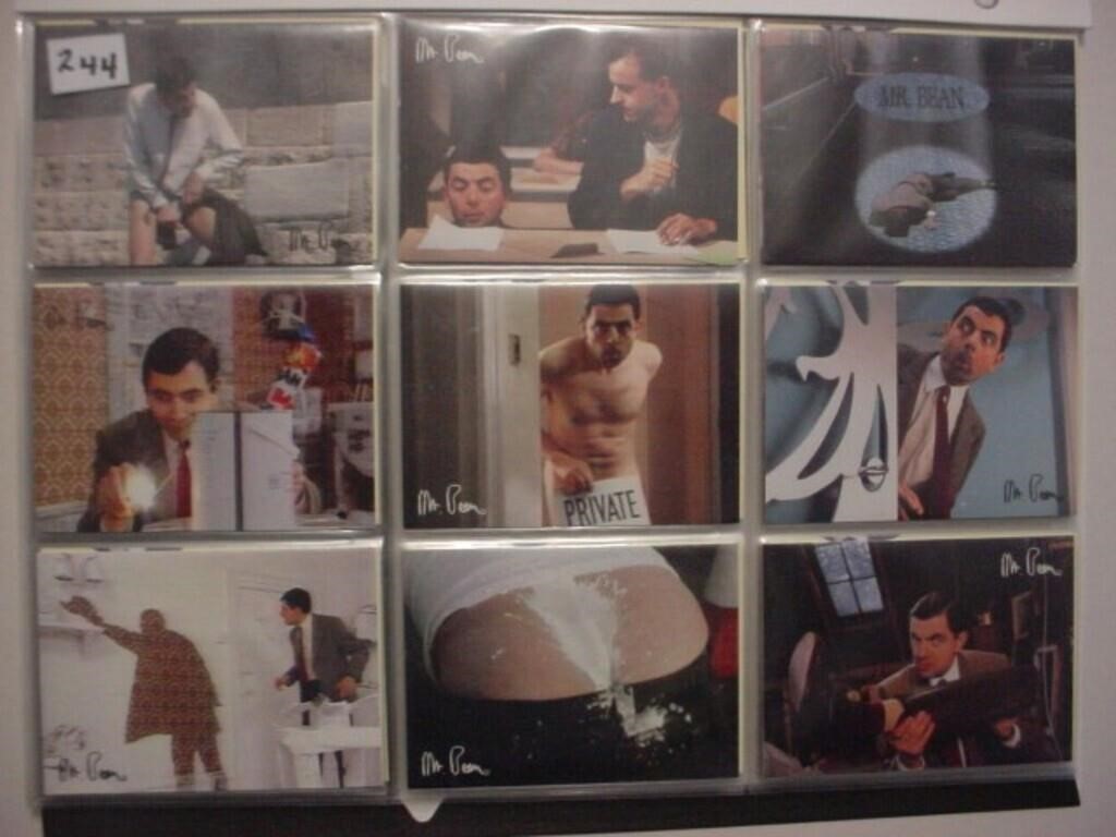 1998 complete set of 72 Mr. Bean cards