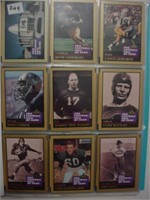 1991 set of 160 Pro football hall of fame cards