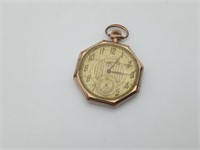 Waltham Gold tone pocket watch