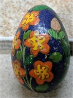 Hand Painted Wooden Russian Egg