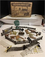 1950 Western Ranch Set Marx toys