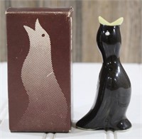 Black Ceramic Pie Bird