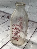 Guilford quart milk bottle