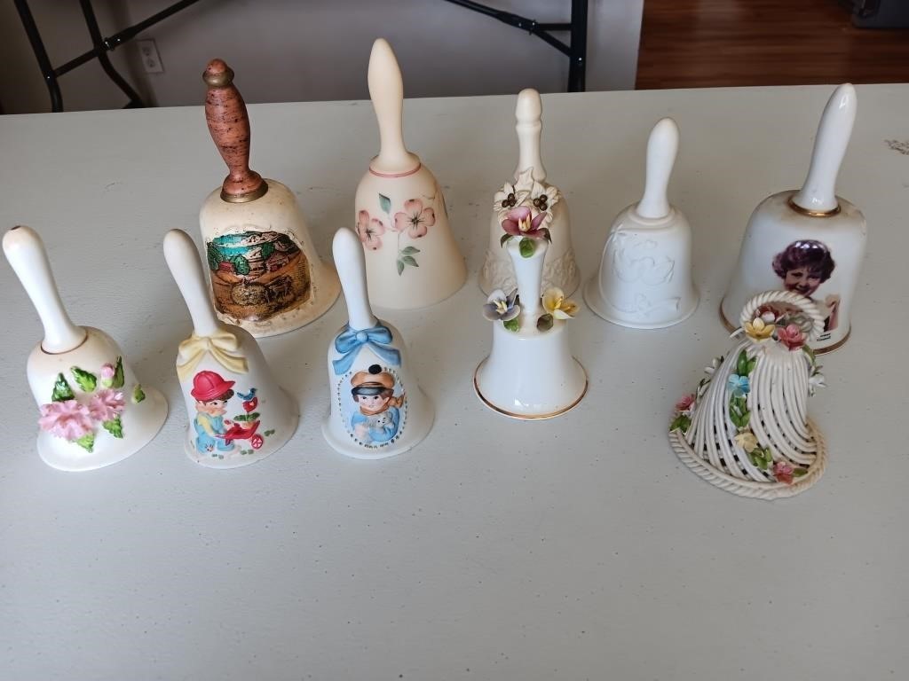 Bells. Porcelain/Ceramic