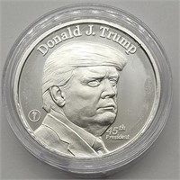 DONALD TRUMP 1 OZ FINE SILVER BAR