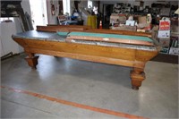 Antique Brunswick Balke Collender Slate Pool Table