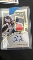 Chas Mccormick Immaculate Rookie Patch On Card Aut