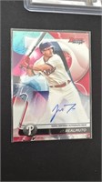 J. T. JT Realmuto 2020 Bowman's Best Autograph Aut