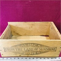 Califronia Prunes Wooden Crate (Vintage)