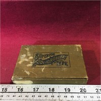 Superior Solid Rubber Miniature Stamps & Box