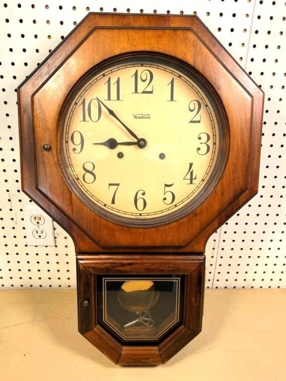 vintage Verichron wall clock