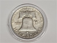 1963 Franklin Hale 90% Silver Dollar