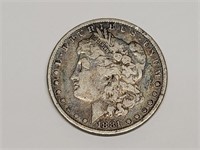 1881P Morgan Silver Dollar