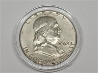 1962 Franklin Half Dollar  90% Silver