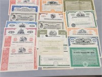 150+ Stocks & Bond Certificates; Gas; Gold etc