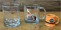 Harley Davidson collectible mugs