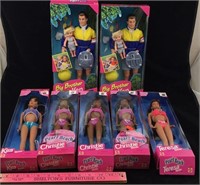 Barbie Friends and Big Brother Ken Dolls NIB