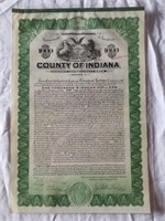 1933 Indiana Co. Pa Highway Bond